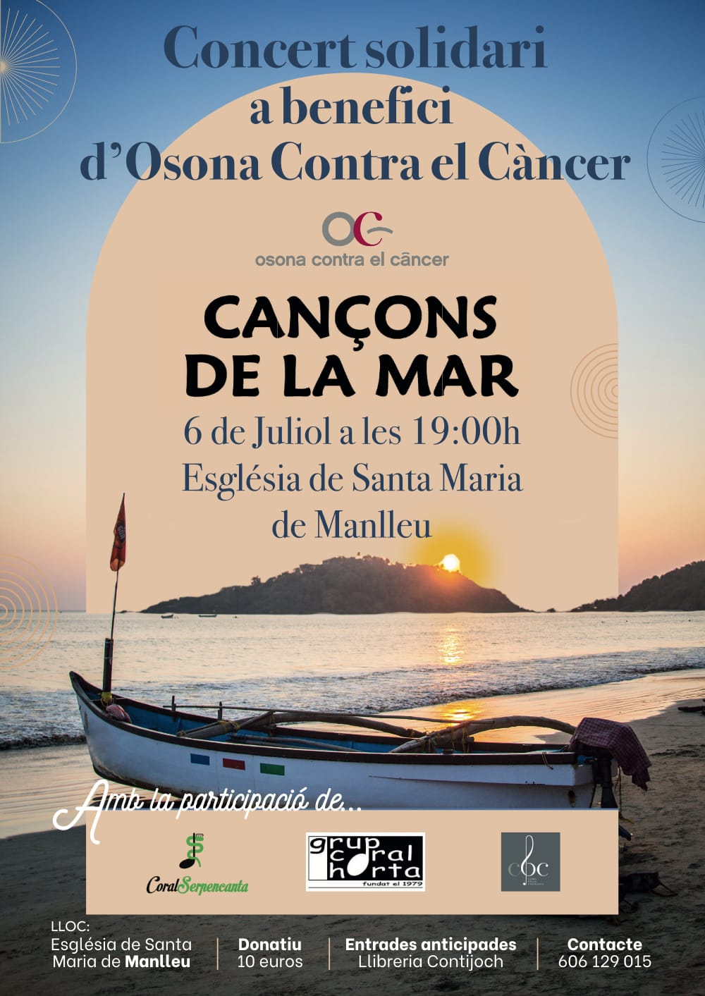 Concert solidari a Manlleu: Cançons de la mar