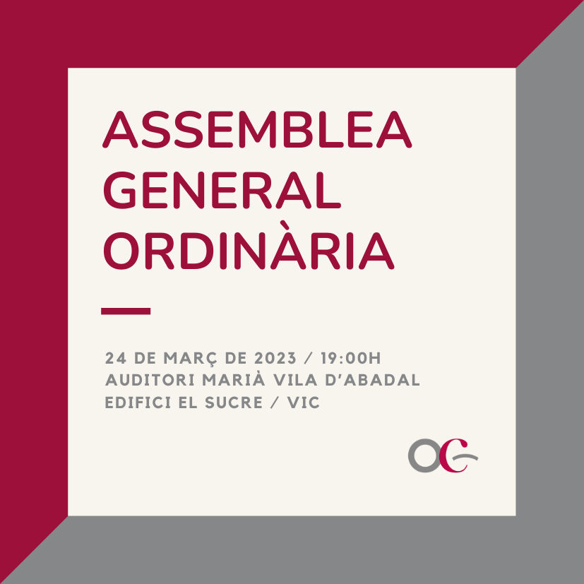 Assemblea General Ordinària d'Osona Contra el Càncer