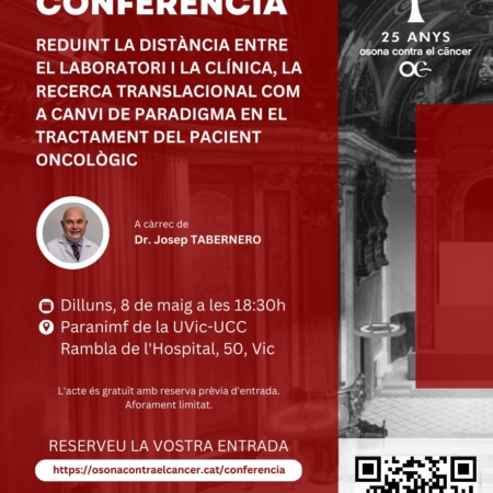 Acte de celebració 25è aniversari - Conferència Dr. Tabernero